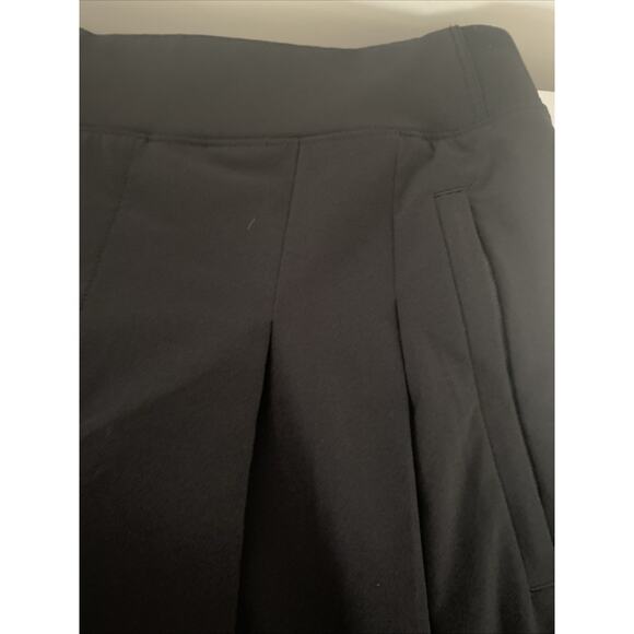 Athleta Wide Leg Pants Black Pockets Career Casual Size 12 - Picture 4 of 7